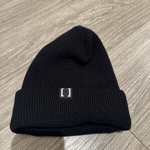 Solidcore Black Knit Beanie